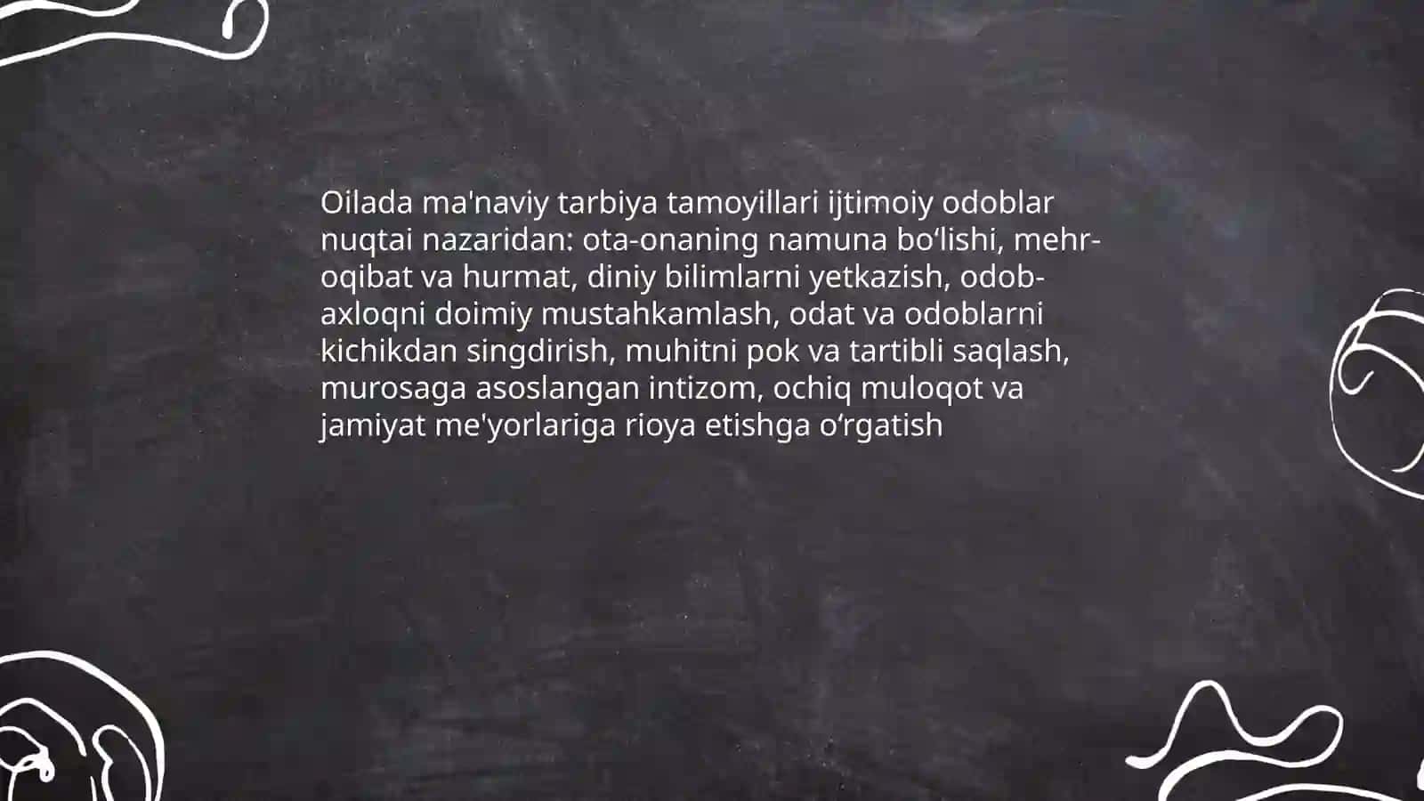 Ijtimoiy odoblar 3