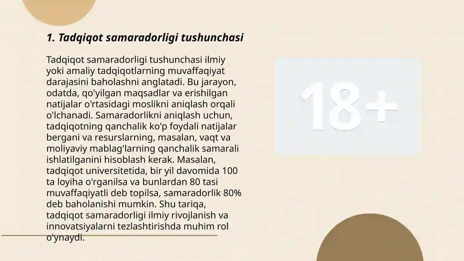 MAVZU TADQIQOTLARNING SAMARADORLIGI 3
