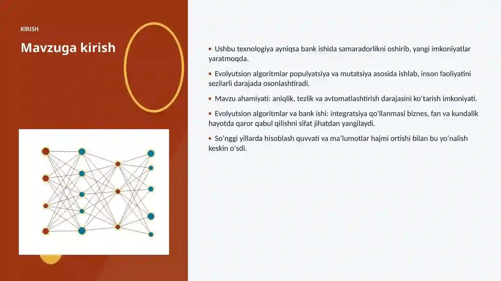 Evolyutsion algoritmlar va bank ishi: integratsiya qo'llanmasi 3