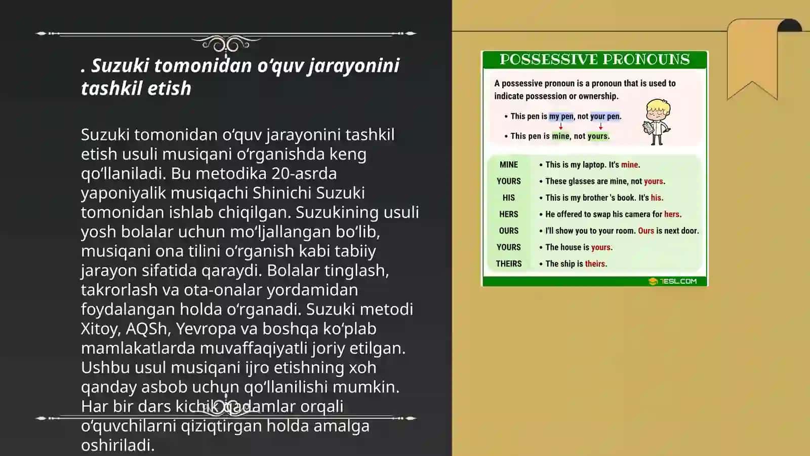Suzuki tomonidan o‘quv jarayonini tashkil etish 3