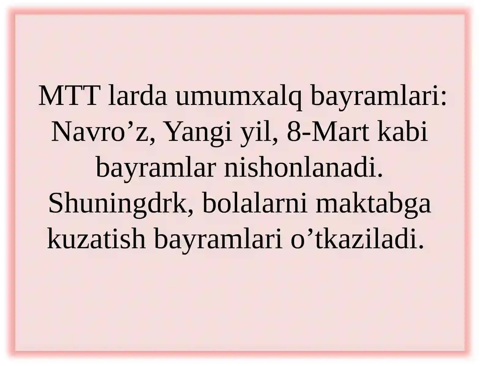 Bayram va ertaliklarni tashkil qilish va o'tkazish texnologiyalari 3