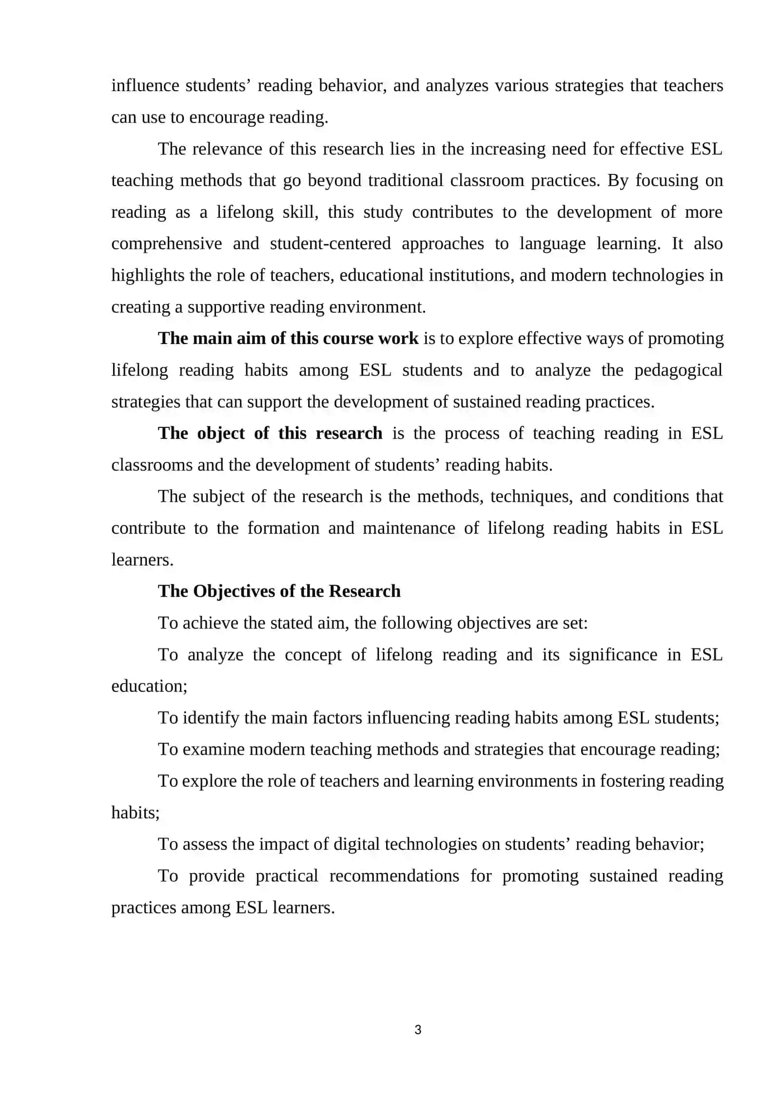 Promoting Lifelong Reading Habits in ESL Students 3