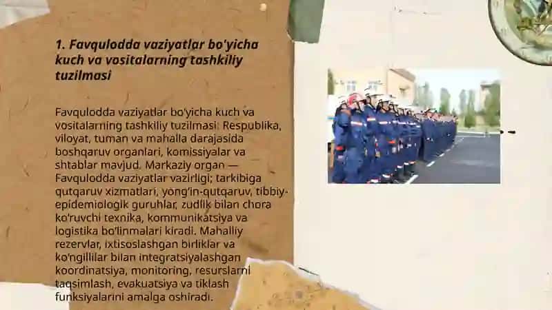 Favqulodda vaziyatlarni bartaraf etisha kuch va vositalar 3