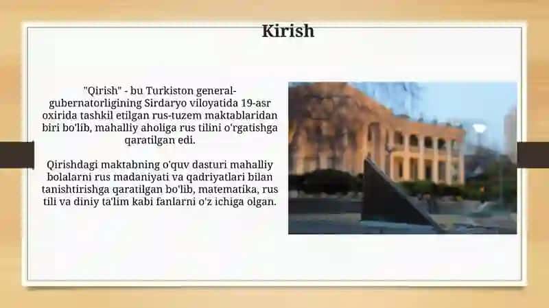 Qirish 3