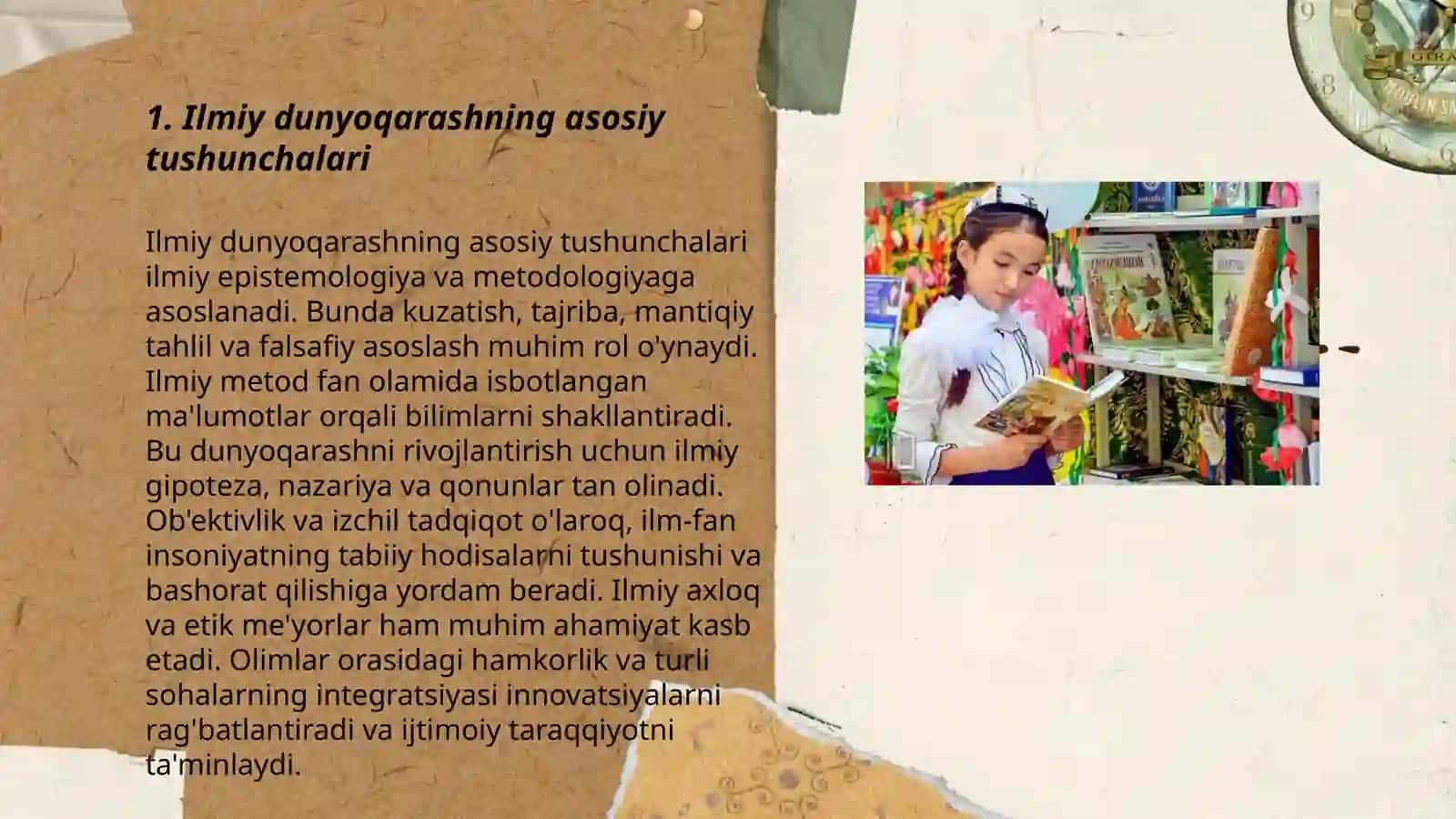 Ilmiy dunyoqarashning asosiy tushunchalari 3