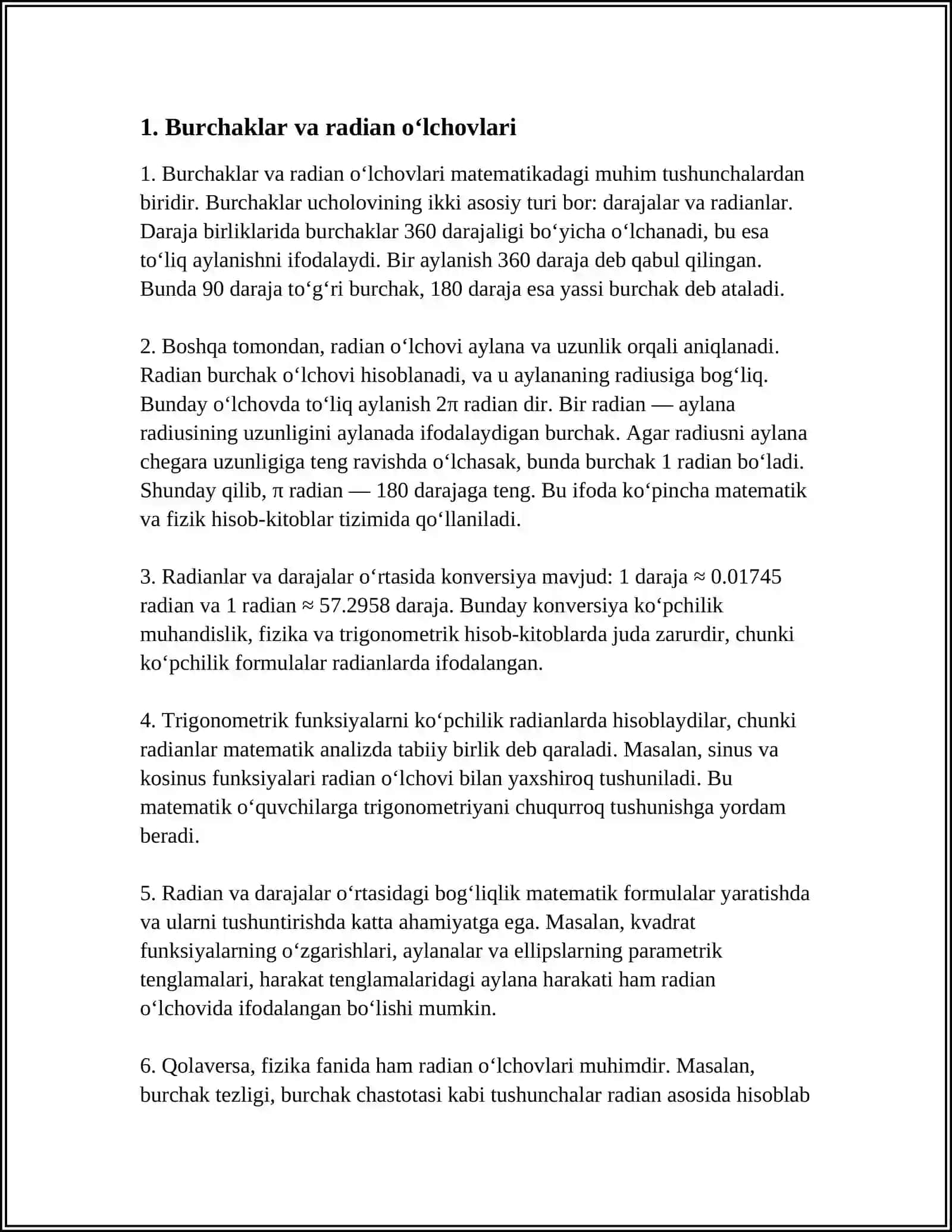 MATEMATIKA 11 SINF 3