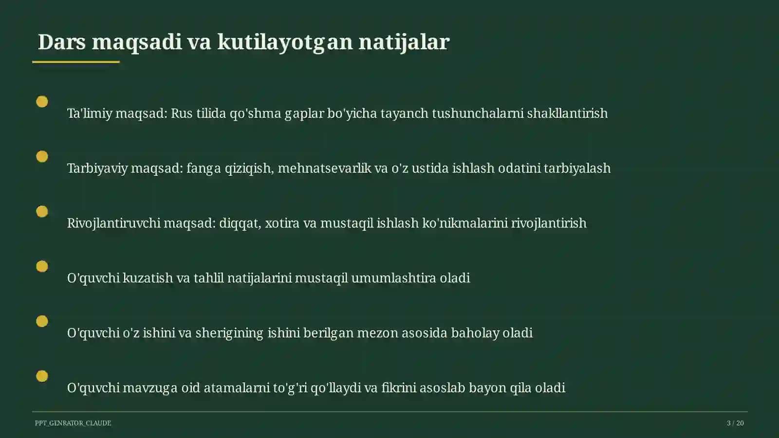 Rus tilida qo'shma gaplar (9-sinf) 3
