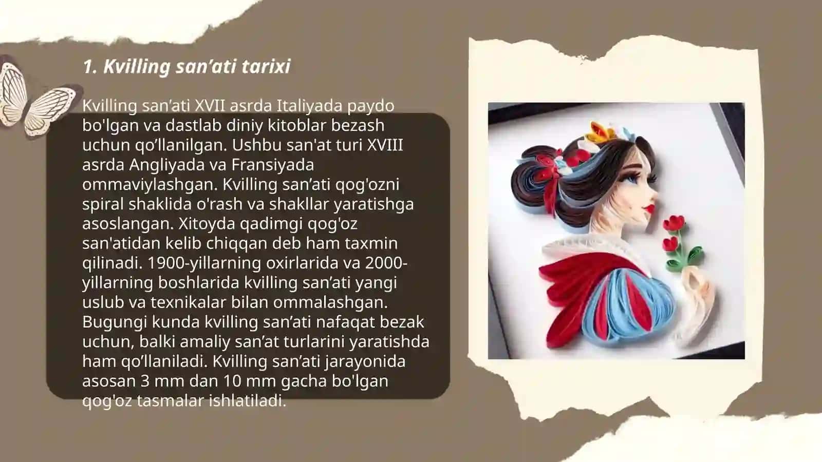 Kvilling san’ati tarixi 3