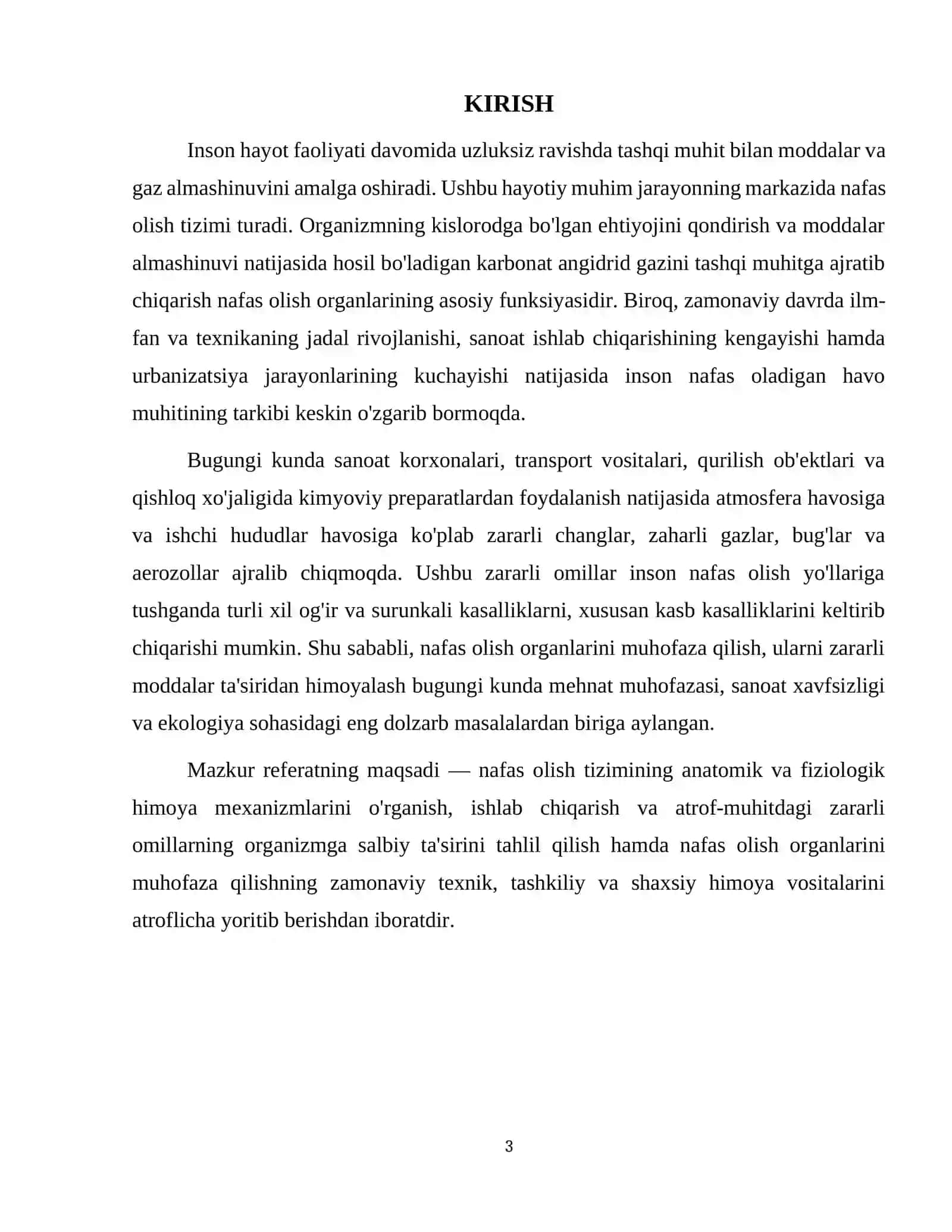 Nafas olish organlarini himoya qilish 3
