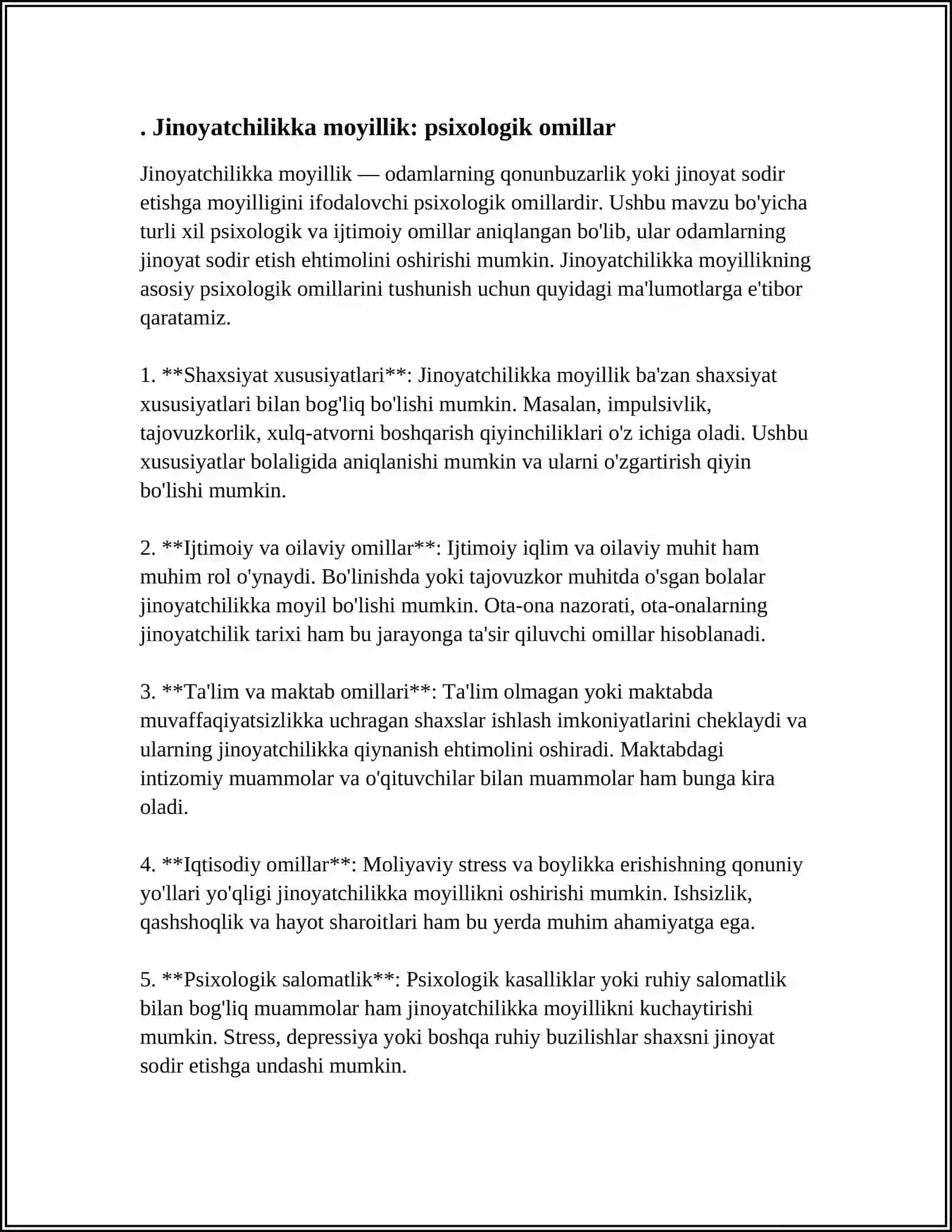 JINOYATNI ANIQLASHNING PSIXOLOGIK XUSUSIYATLARI 3