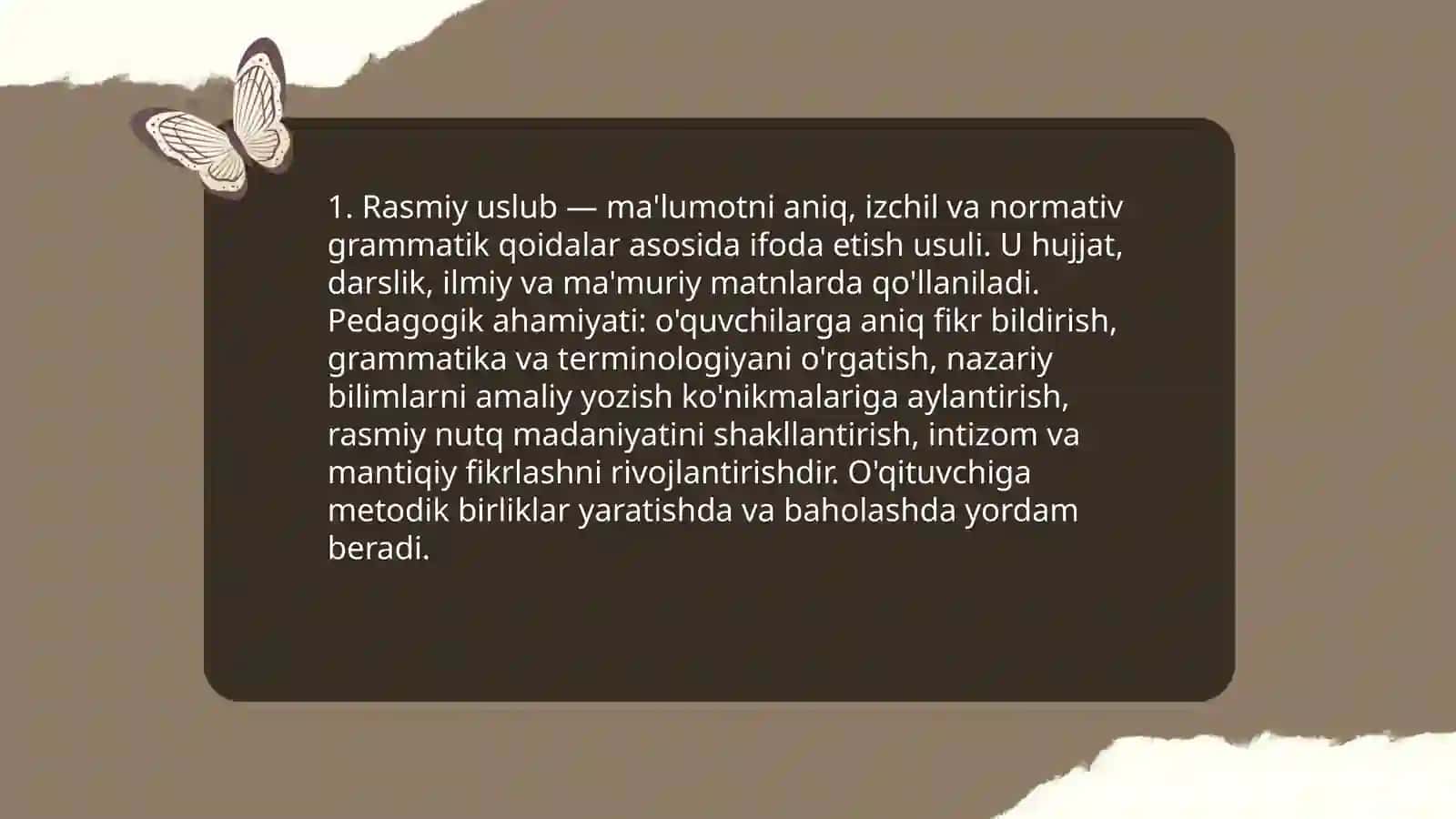 Rasmiy uslub haqida mudot darslik 3