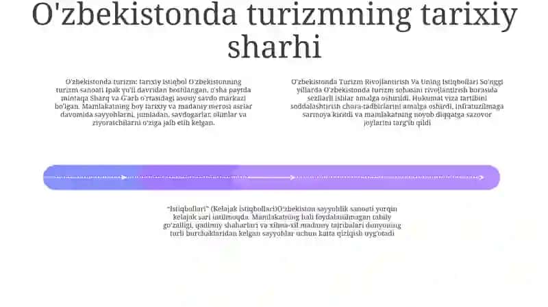 O'Zbekistonda Turizm Rivojlantirish Va Uning Istiqbollari 3