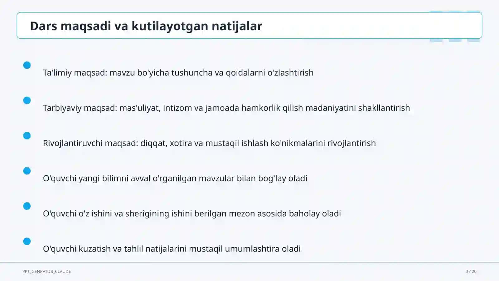 Inson huquqlari va erkinliklari (9-sinf) 3