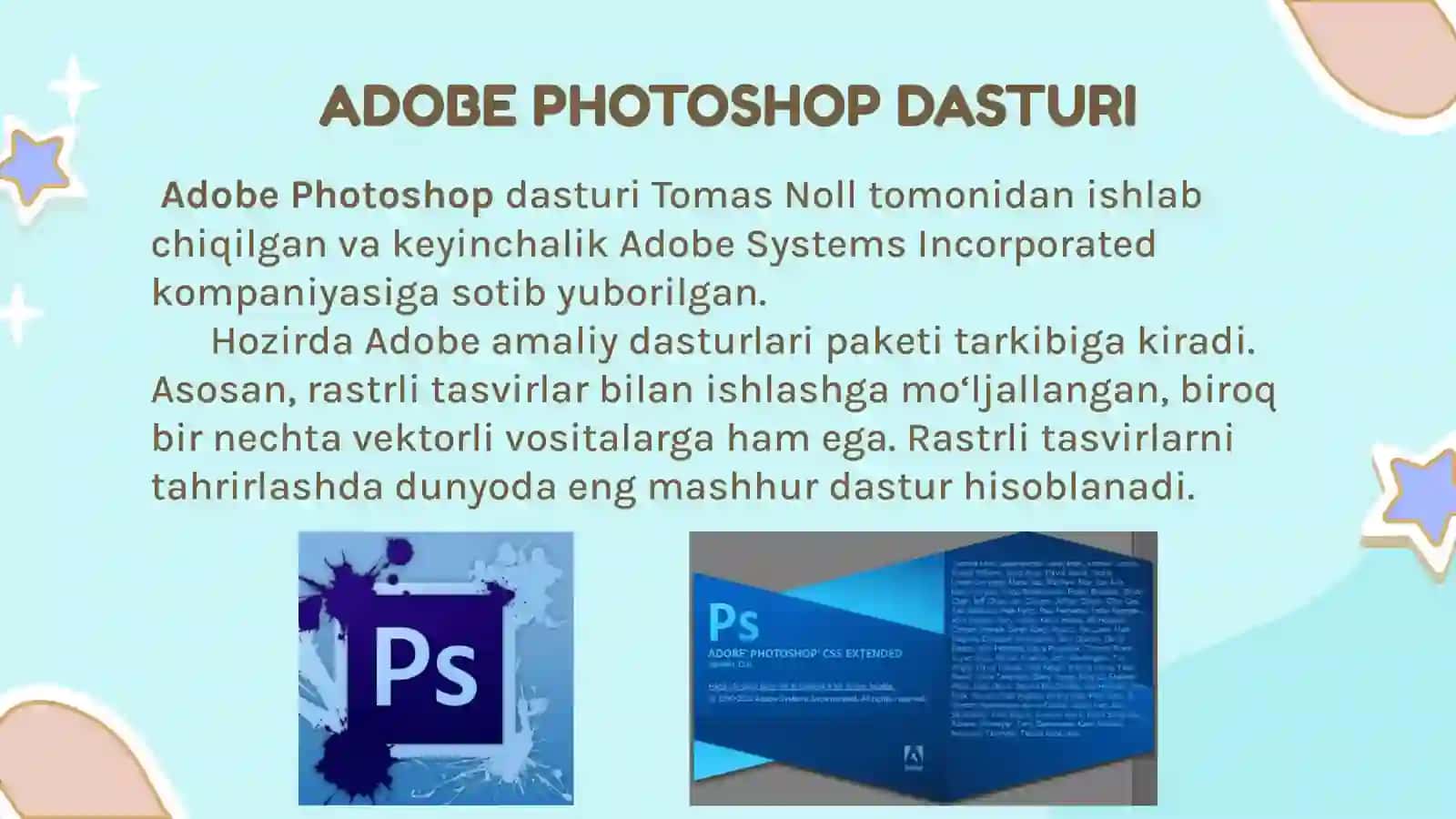 ADOBE PHOTOSHOP DASTURI 3