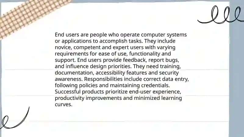 Computer Users and Their Roles 3
