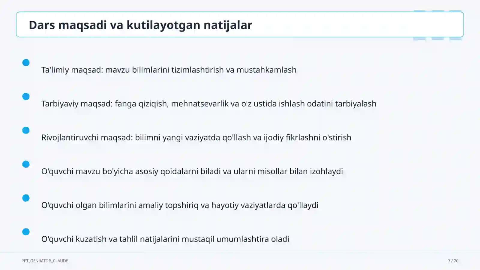 Mustaqil O'zbekistonning davlat ramzlari va Konstitutsiyasi (11-sinf) 3