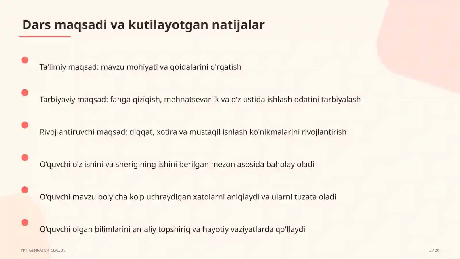 Sinf soati va tarbiyaviy tadbirlar 3