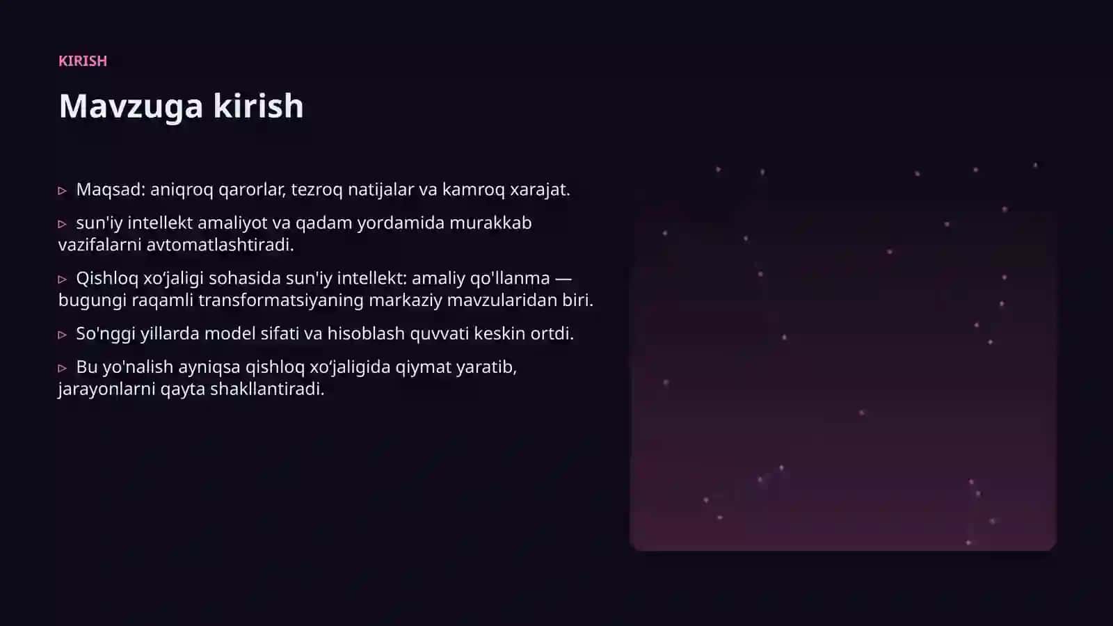 Qishloq xoʻjaligi sohasida sun'iy intellekt: amaliy qo'llanma 3