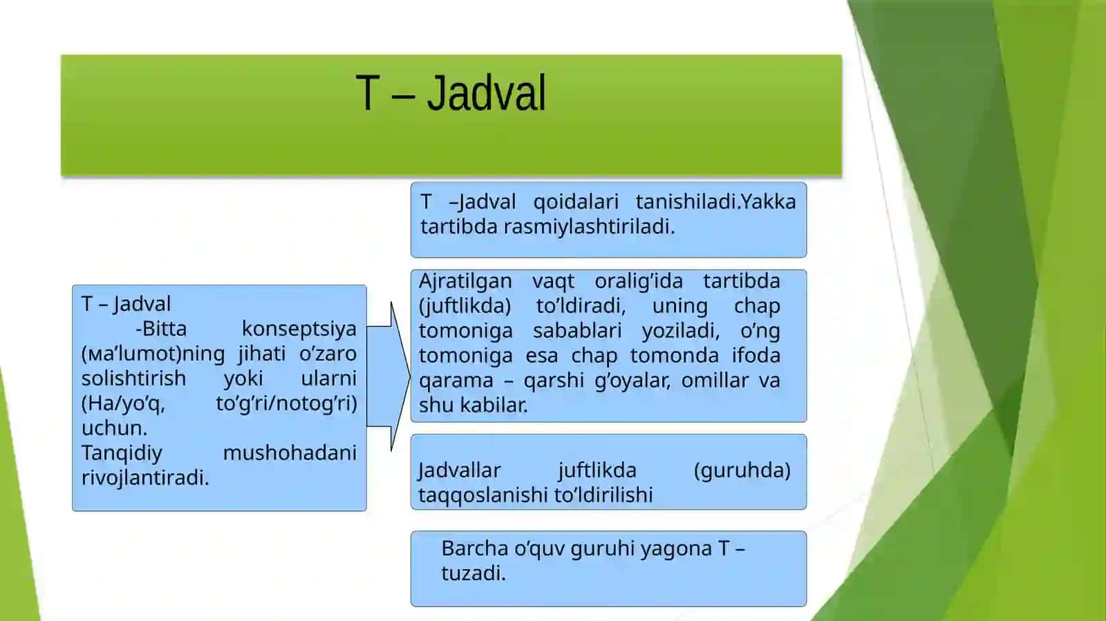 T-chizma grafik organayzerini ta’lim jarayonida qo’llash 3