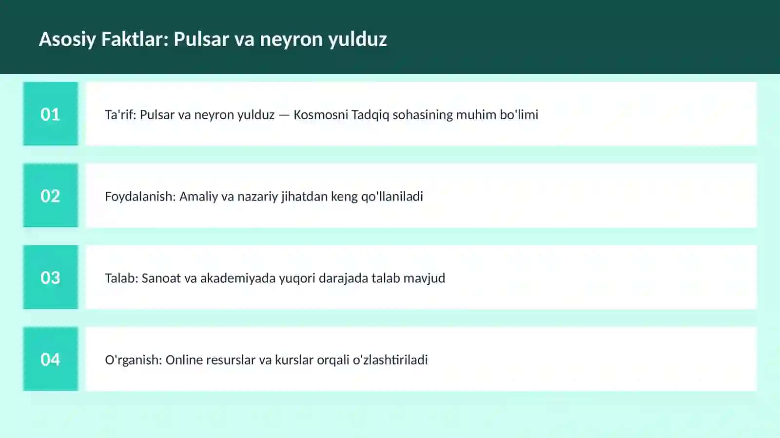 Pulsar va neyron yulduz 3