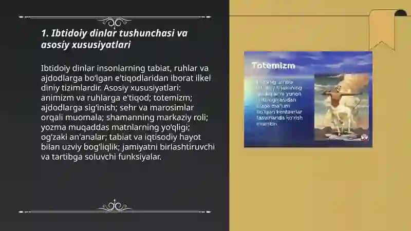 Ibtidoiy dinlar 3