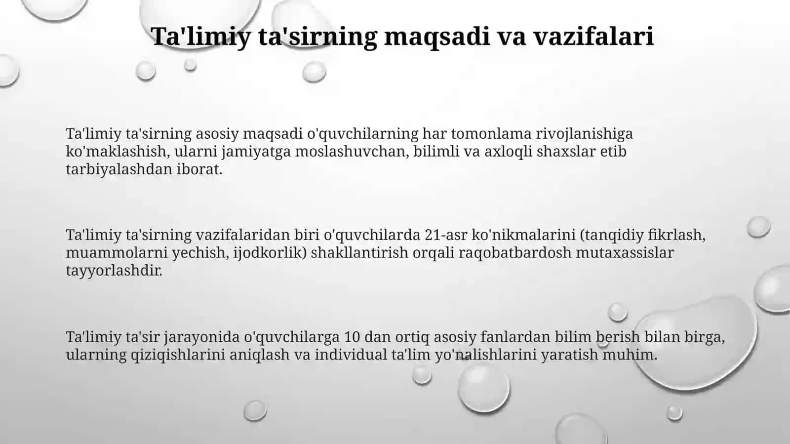 Pedagogik ta’sir ko‘rsatish metodv vositalari 3