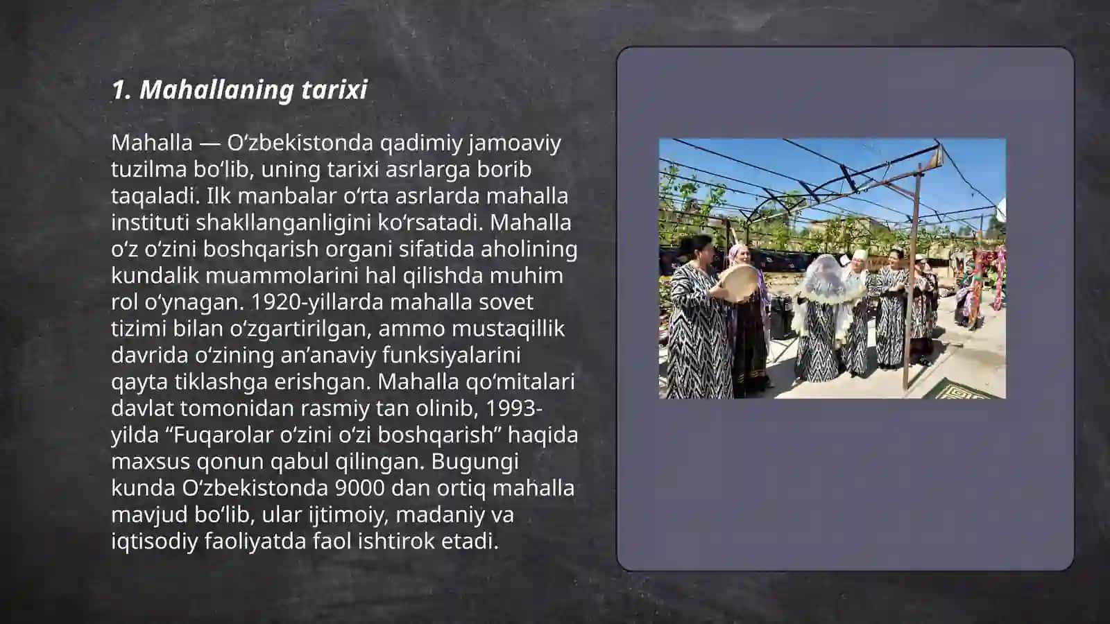 Mahhalla -qadriyatlar beshigi 3