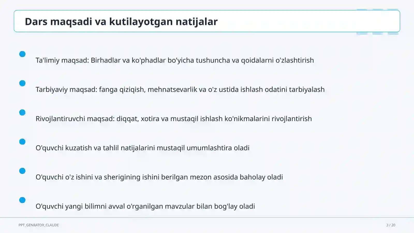 Birhadlar va ko'phadlar (7-sinf) 3