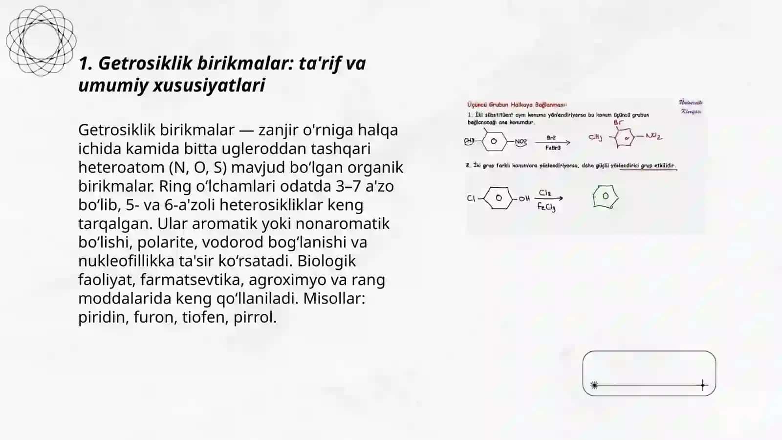 Getrosiklik birikmalar 3