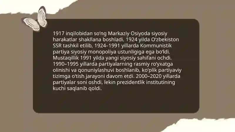 Oʻzbekistonda siyosiy partiyalar va koppartiyaviylik 3