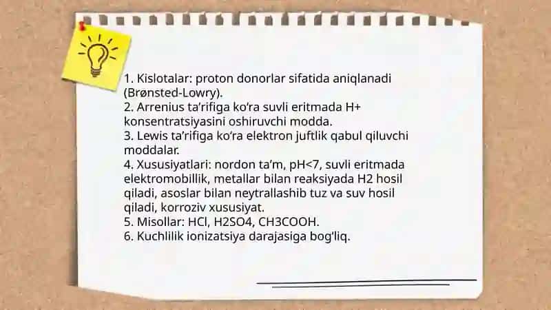 Kislotalar togrisida 3