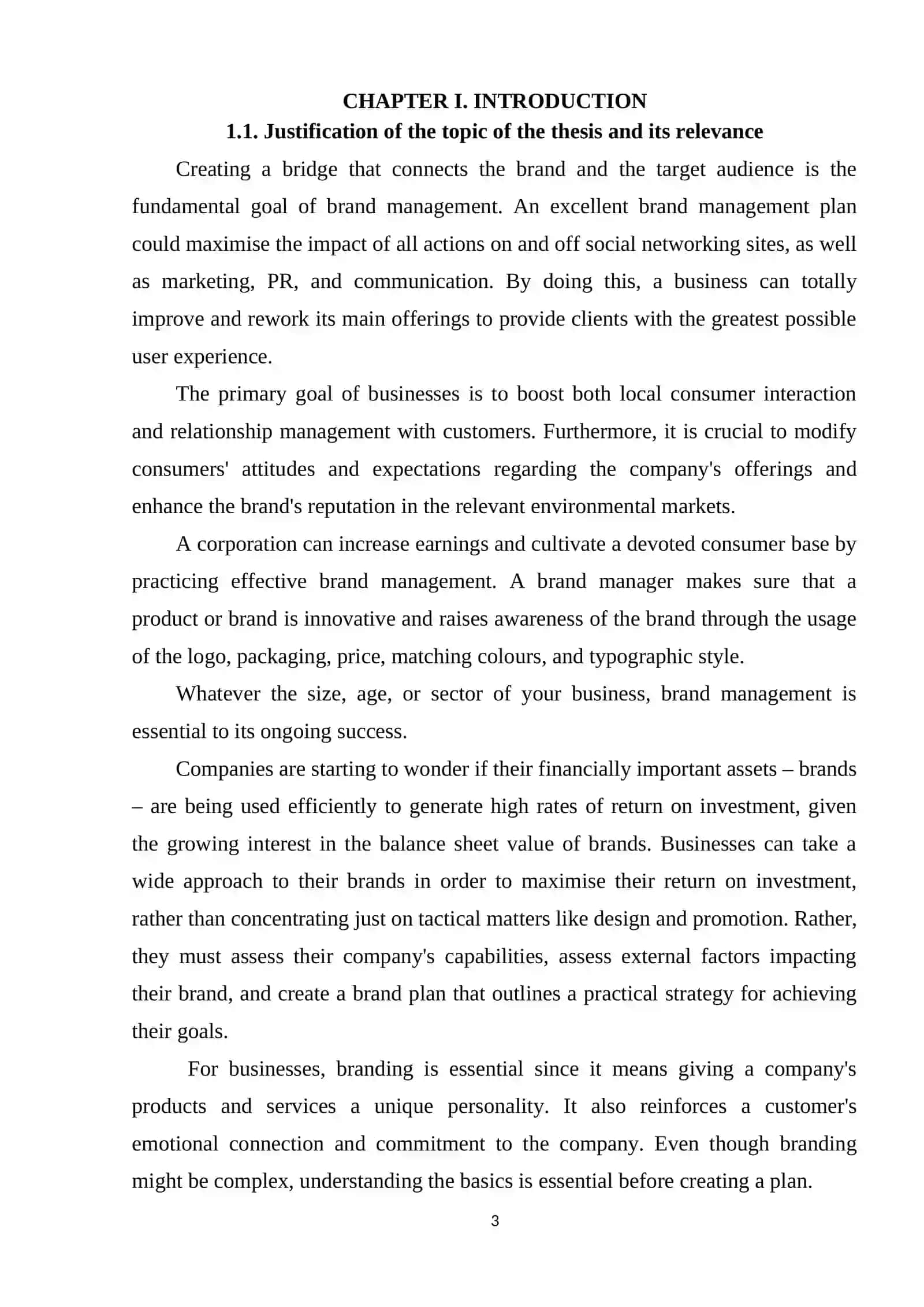 BRAND MANAGEMENT AND PROSPECTS OF ENHANCING BUSINESS PRESTIGE 3