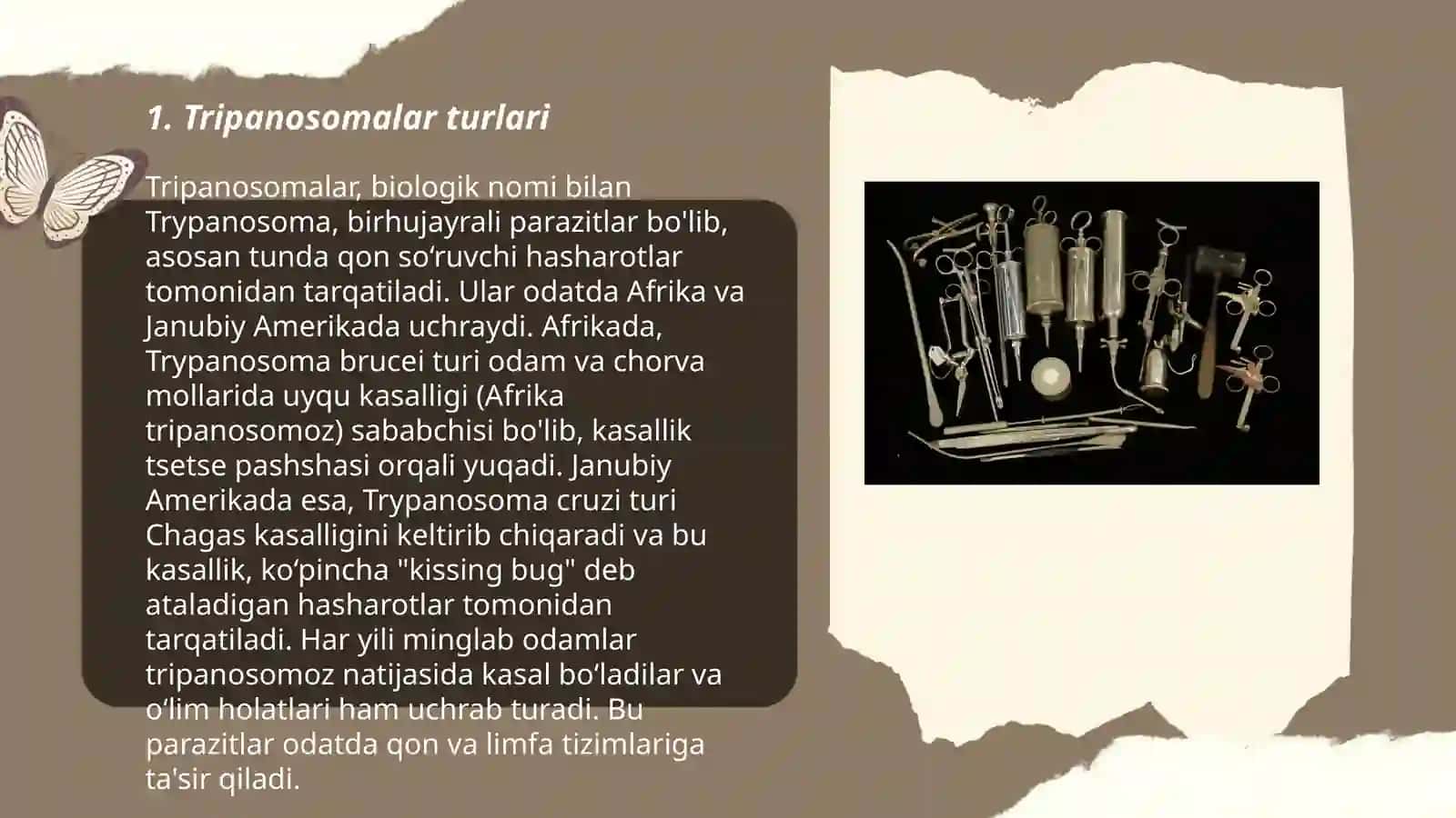 Tibbiy protrologiya.Xivchinlilar odam parazitlari: tripanasomalar leyshmaniyalar trixomanadalar lyambliyalar 3
