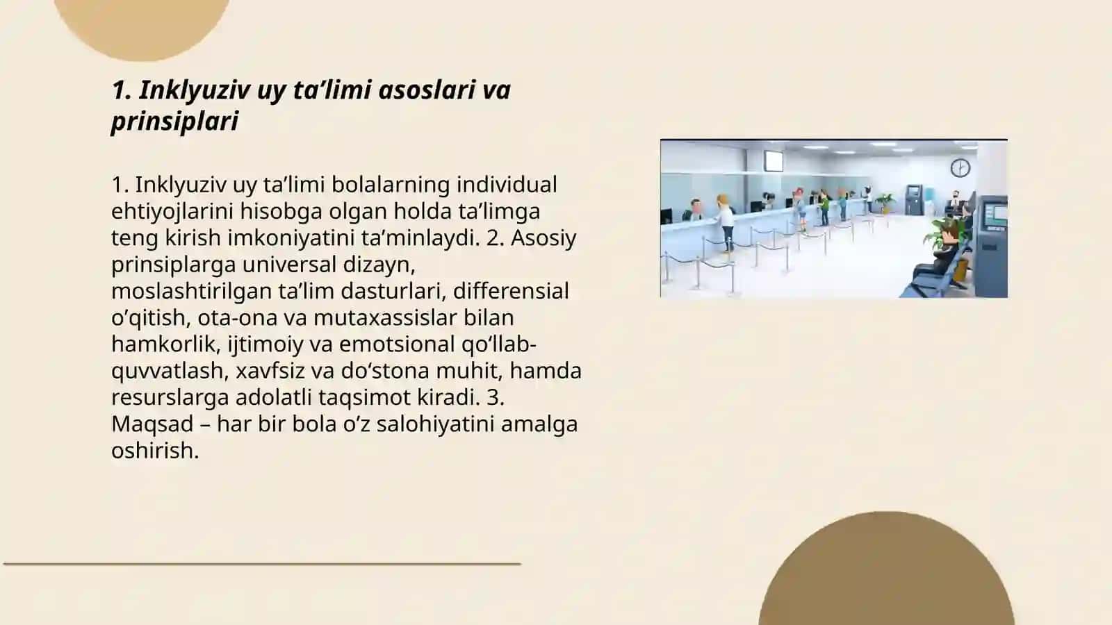 Inklyuziv uy taʼlimi va Mehrli maktablarga bolalarni jalb etish 3