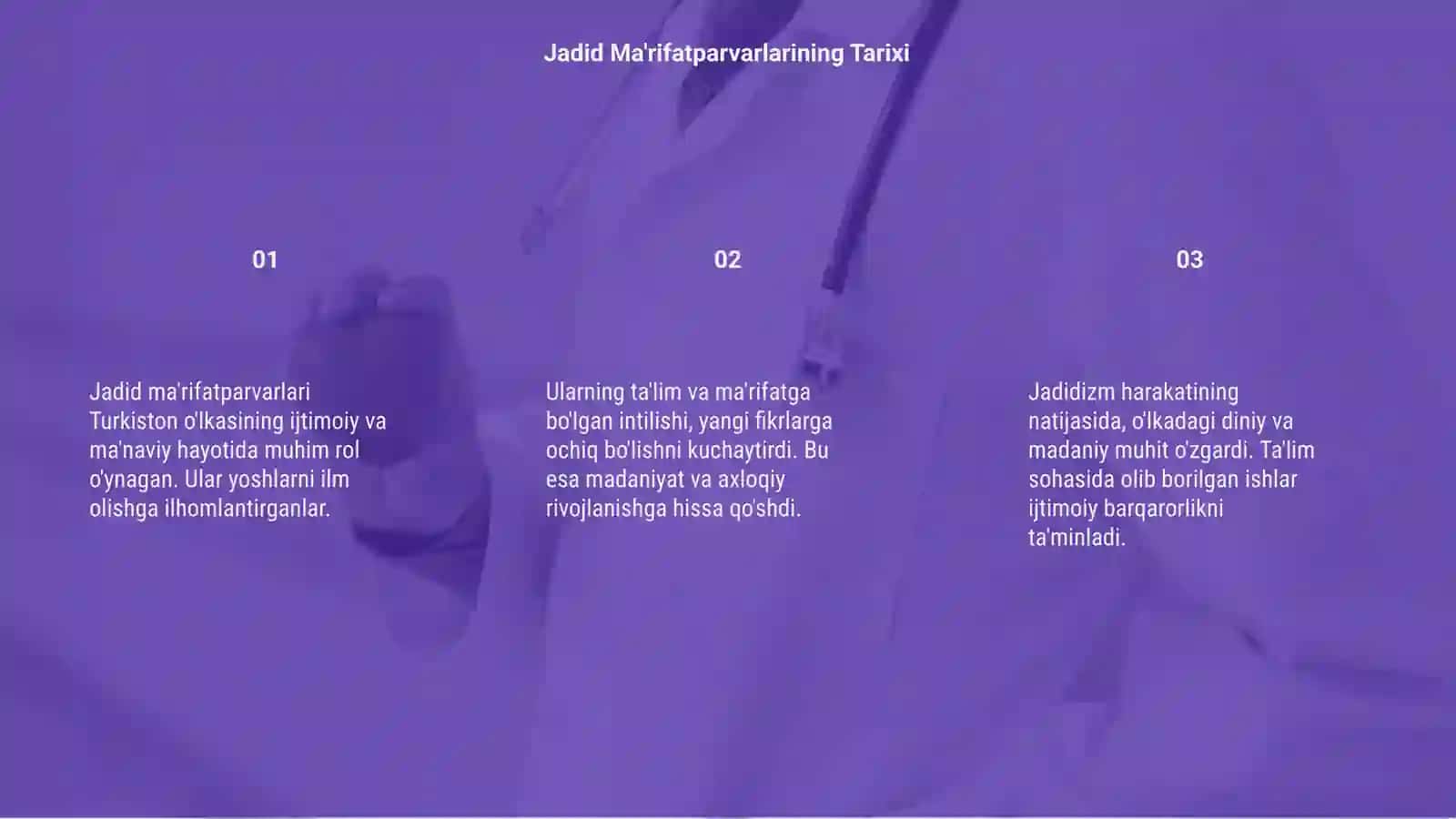 Jadid Ma'rifatparvarlarining Tarixi 3
