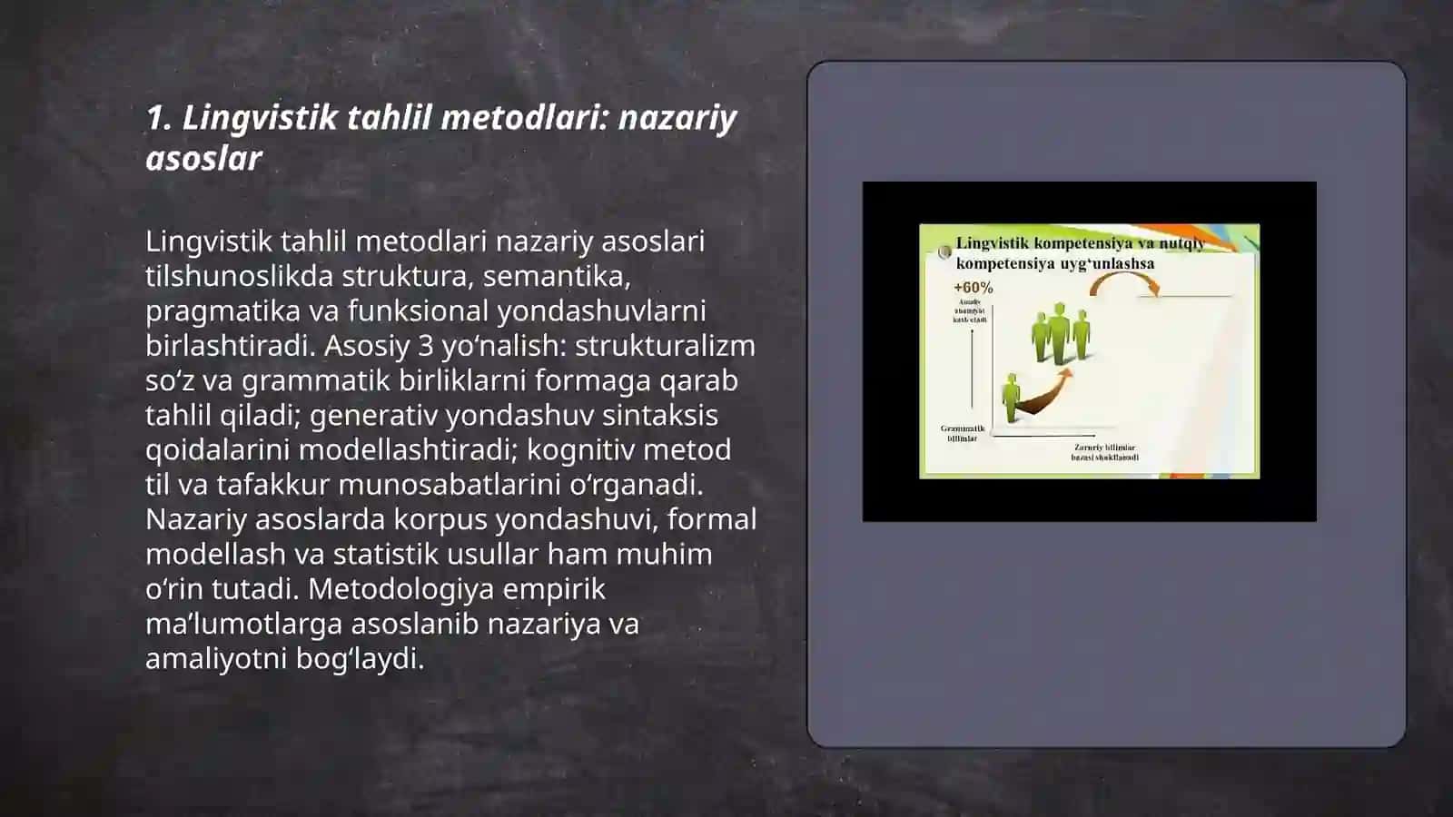 Lingvistik tahlil metodlarini oʻrganish 3