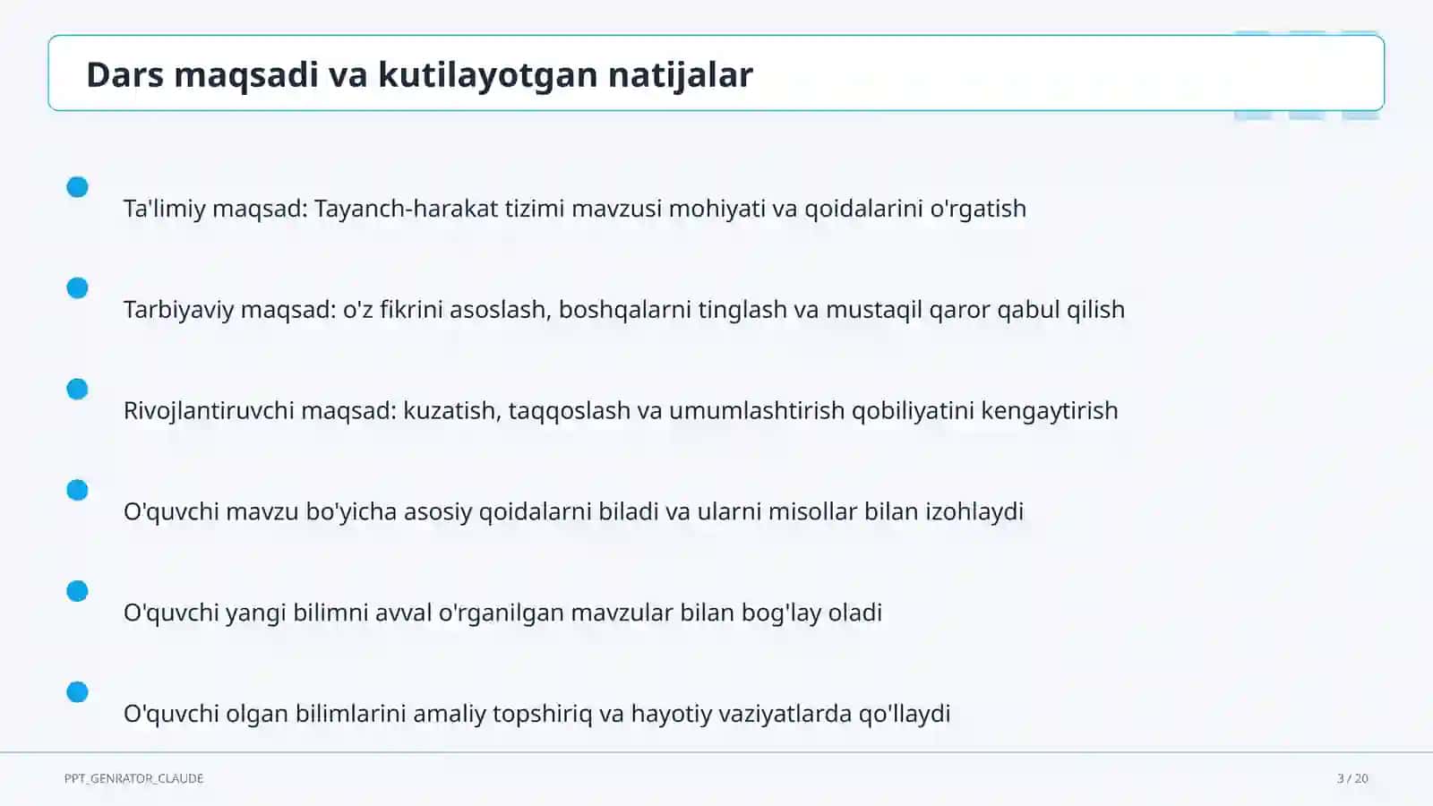 Tayanch-harakat tizimi (8-sinf) 3