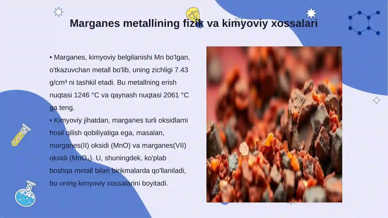 Marganes, texnisiy va reniy 3