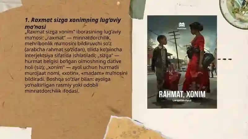 Raxmat sizga xonim 3
