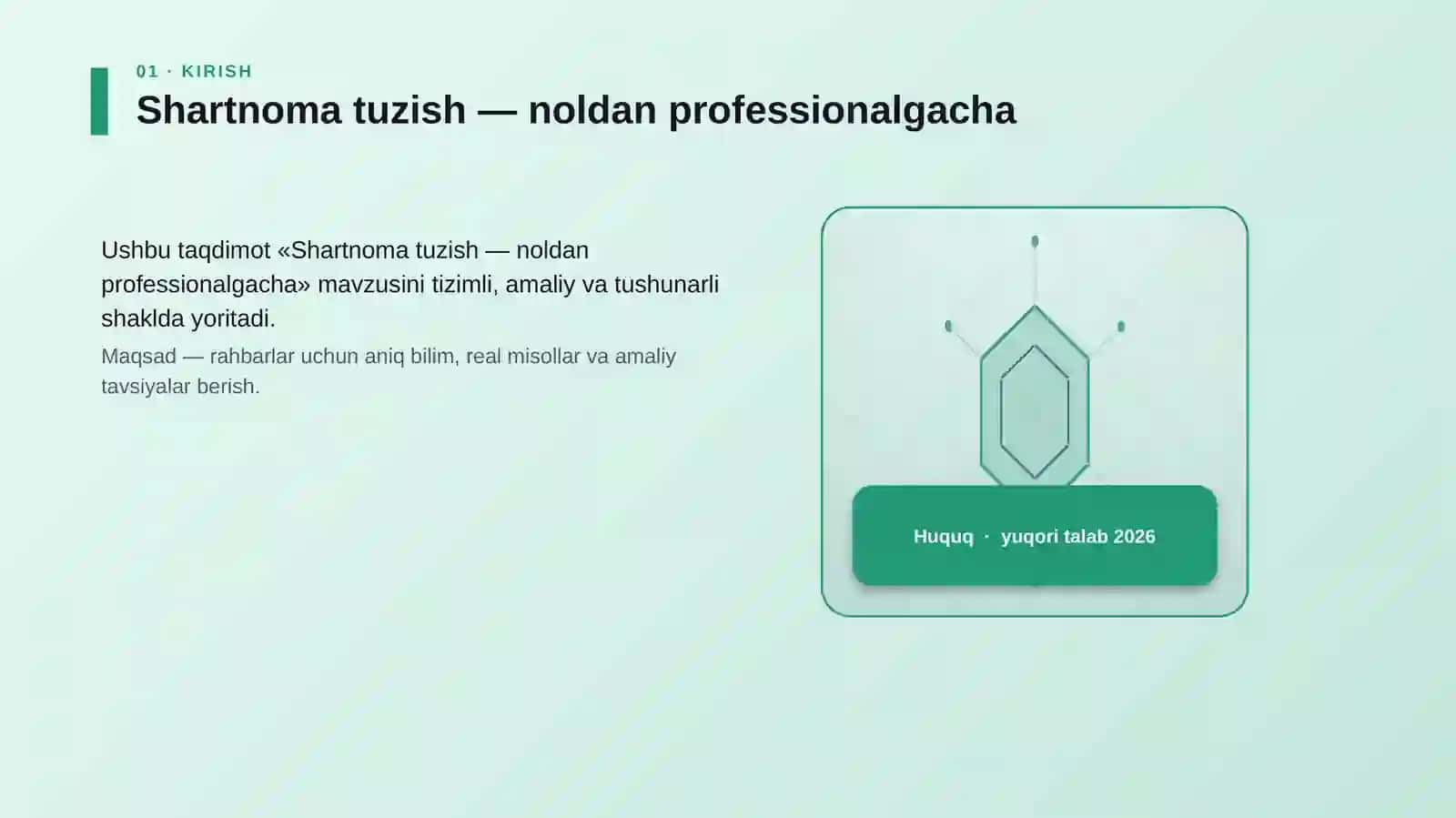 Shartnoma tuzish — noldan professionalgacha 3