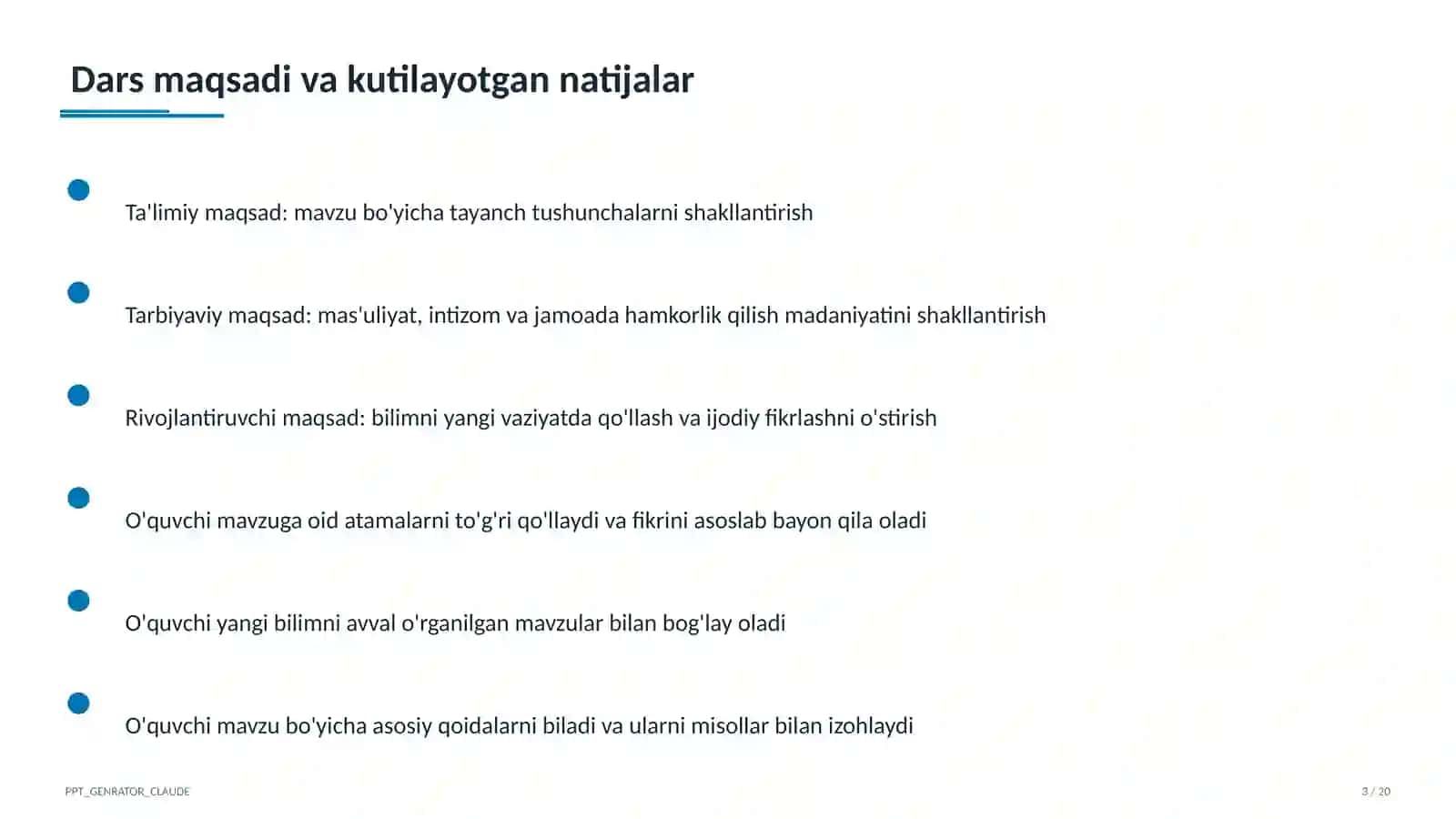 Koordinatalar metodi: to'g'ri chiziq va aylana tenglamalari (9-sinf) 3