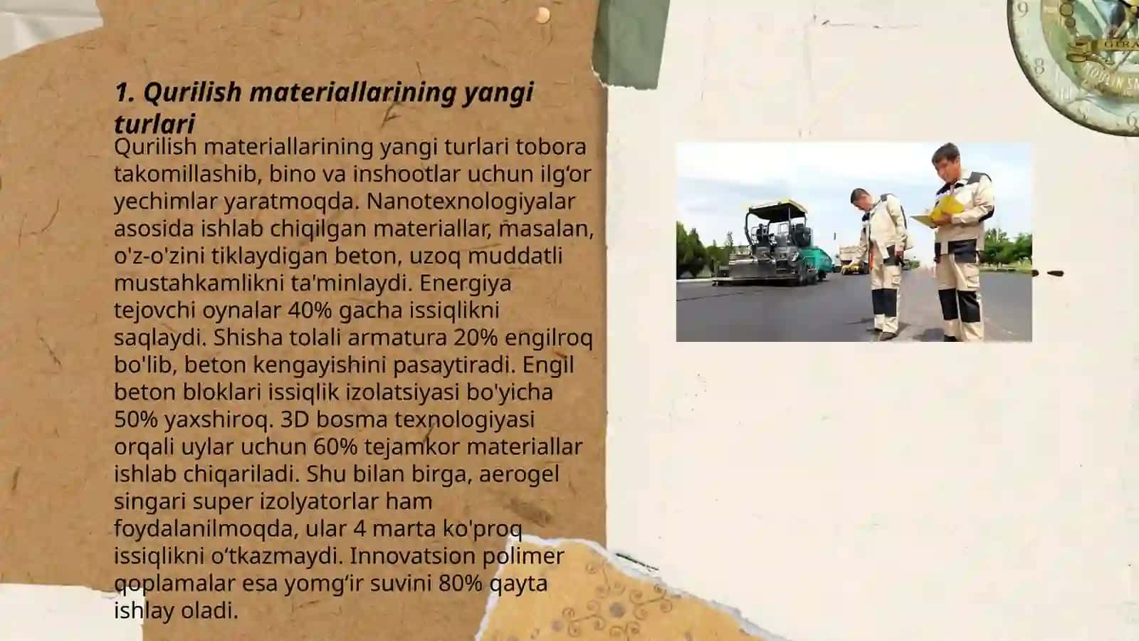 XX asrda yoʻl muhandisligi inshootlari qurilishining yutuqlari 3