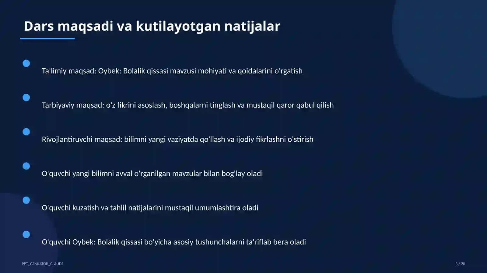 Oybek: Bolalik qissasi (6-sinf) 3