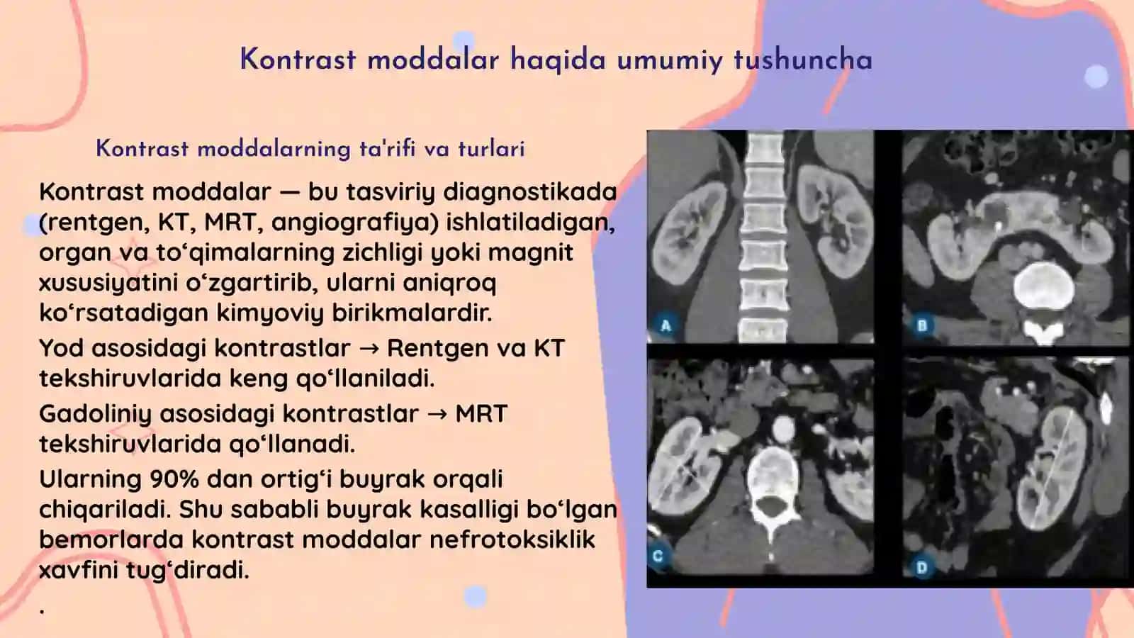 Buyrak kasalliklarida kontrastli tekshiruvlar 3