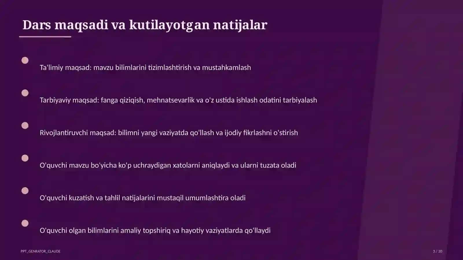 Pazandachilik asoslari: sog'lom nonushta (5-sinf) 3