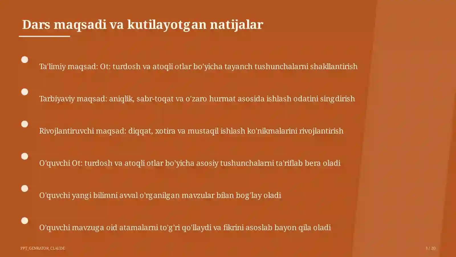 Ona tili (5–11) — metodik birlashma uchun 3