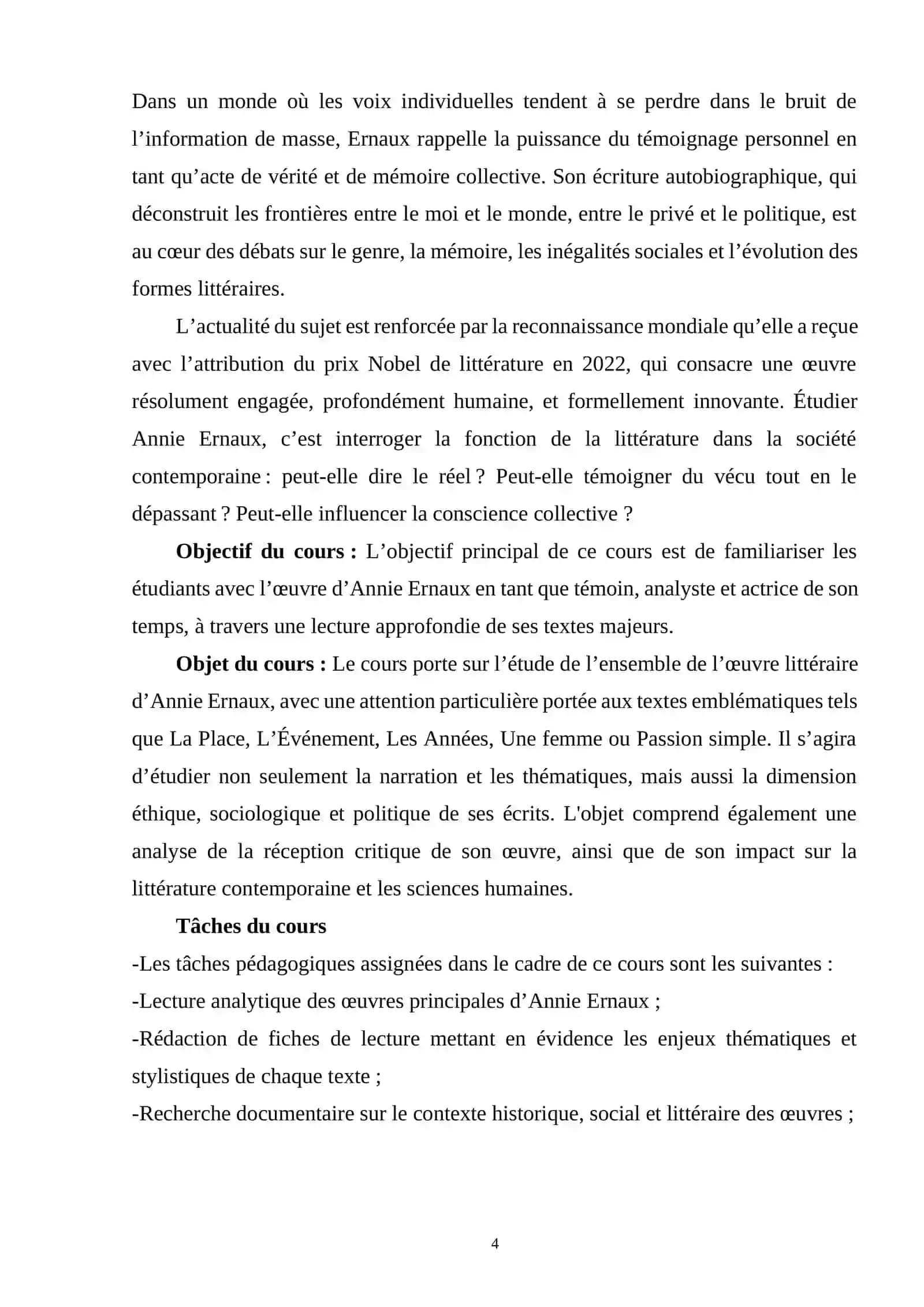 Annie Ernaux et ses oeuvres 3