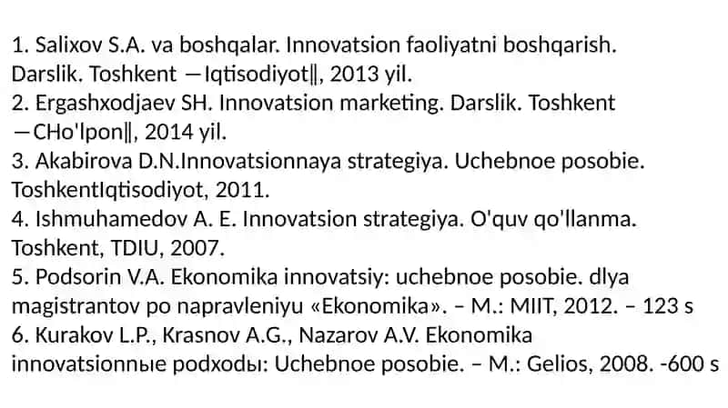 Innovatsioniqtisodiyotdaxizmatlarbozorinirivojlantirish 3