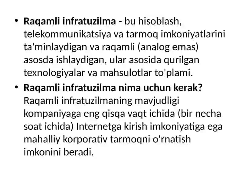 Raqamli infratuzilma 3