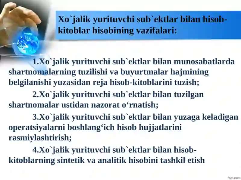 HISOB-KITOB OPERASIYALAR HISOBI 3